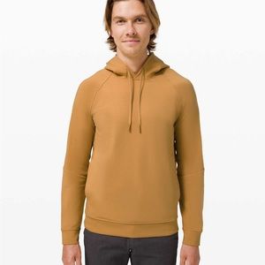 Lululemon Mens City Sweat Pullover Hoodie French Terry  
Gold Bluff Mens medium